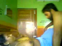 Young hawt Indian dude copulates his girlfriend in missionary position